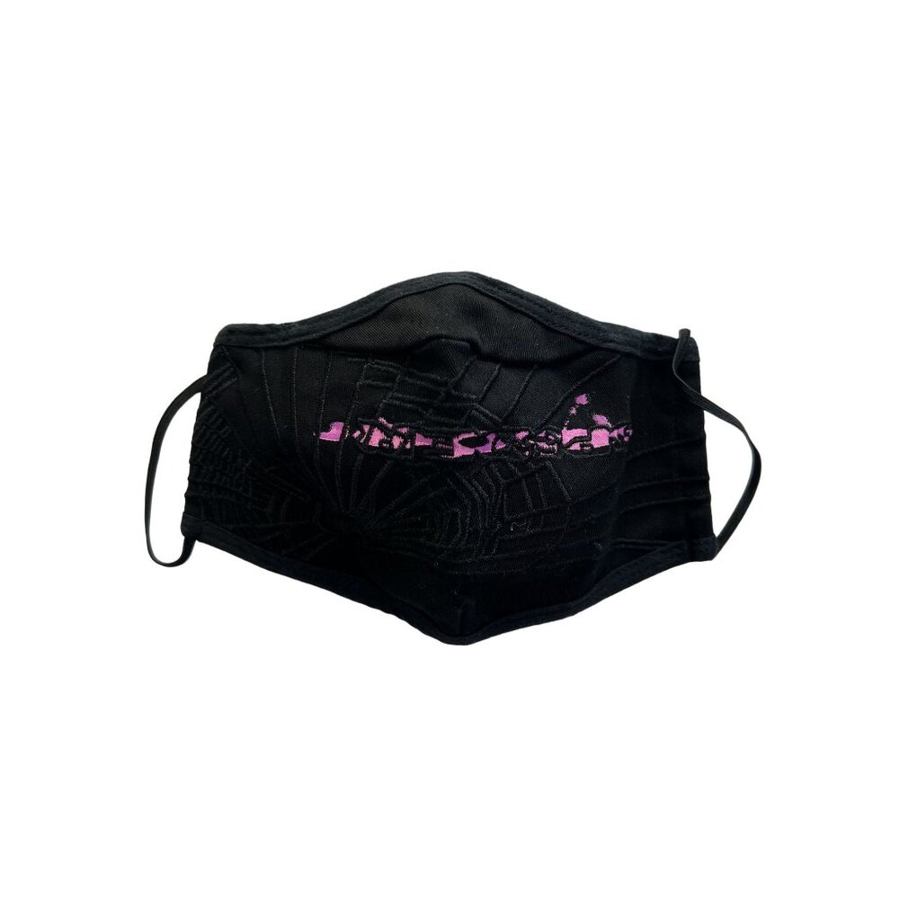 Sp5der x Young Thug Face Mask in Black